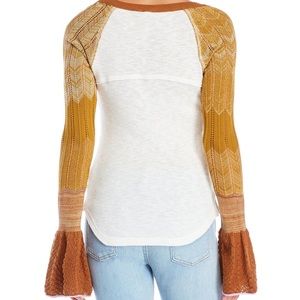 free people top with bell sleeves